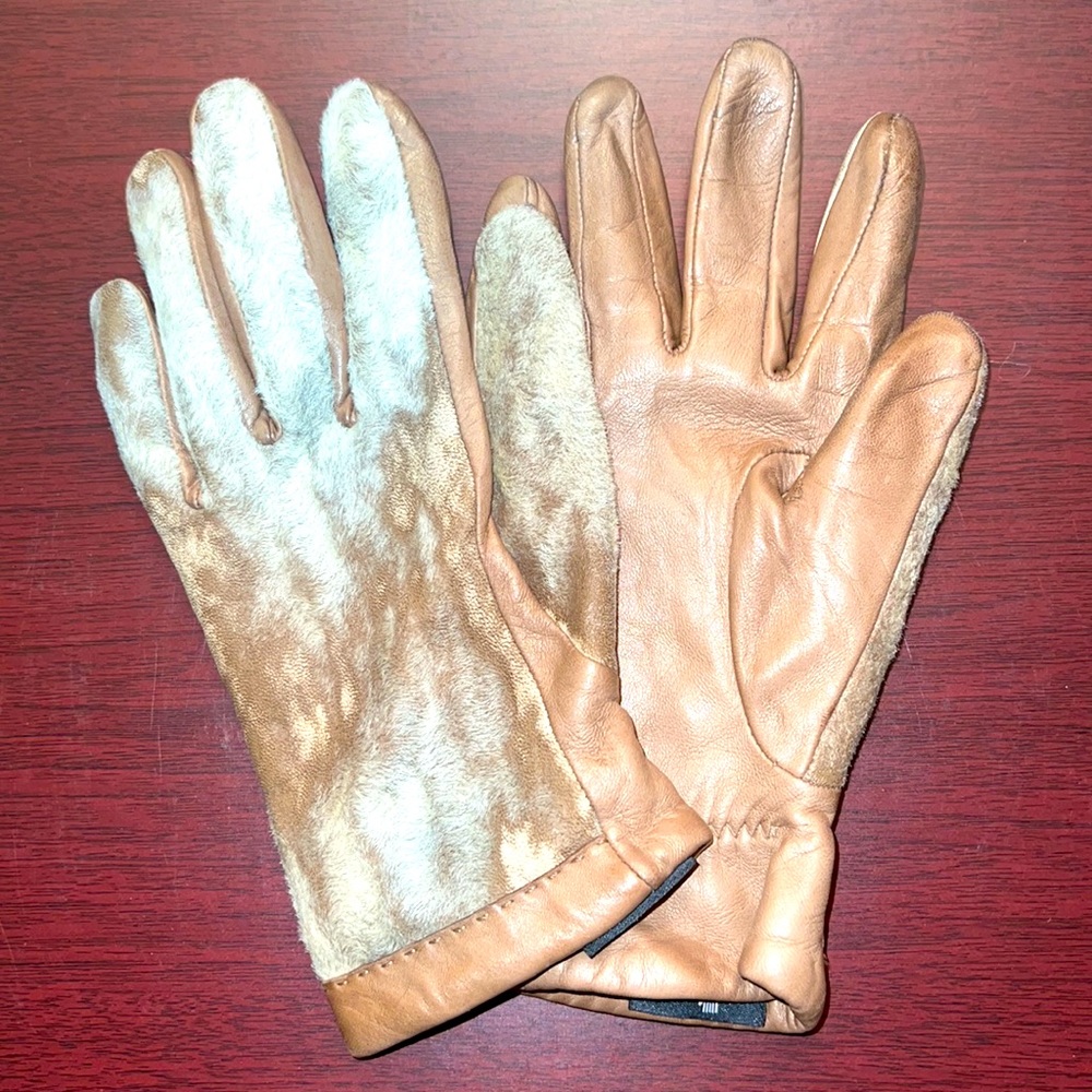 ROECKL GLOVES IN TAN